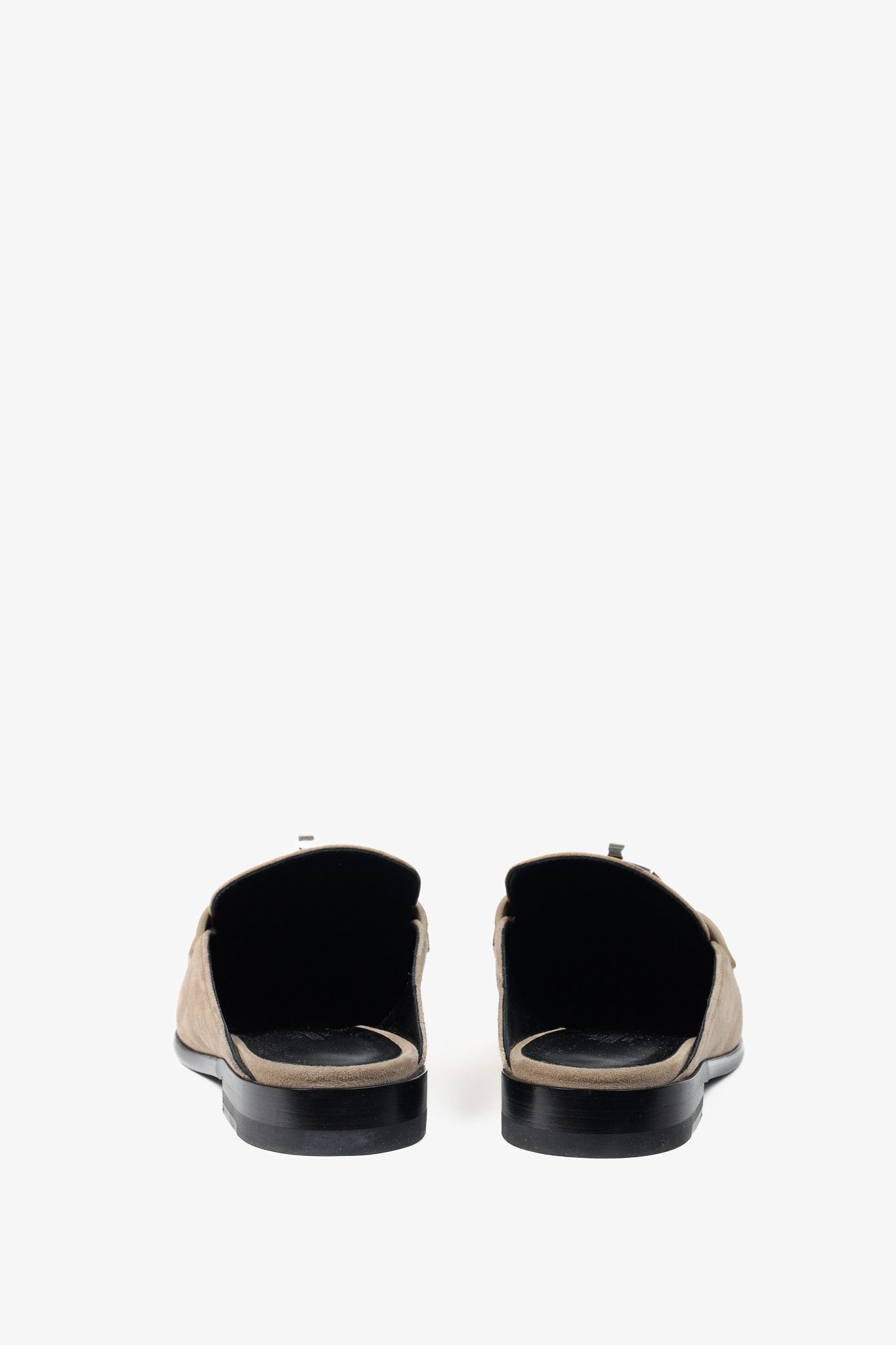 Hermes Hermes Lota Beige Sable Suede Kelly-Buckle Mules Size US 9 / IT 39 - 4 Thumbnail