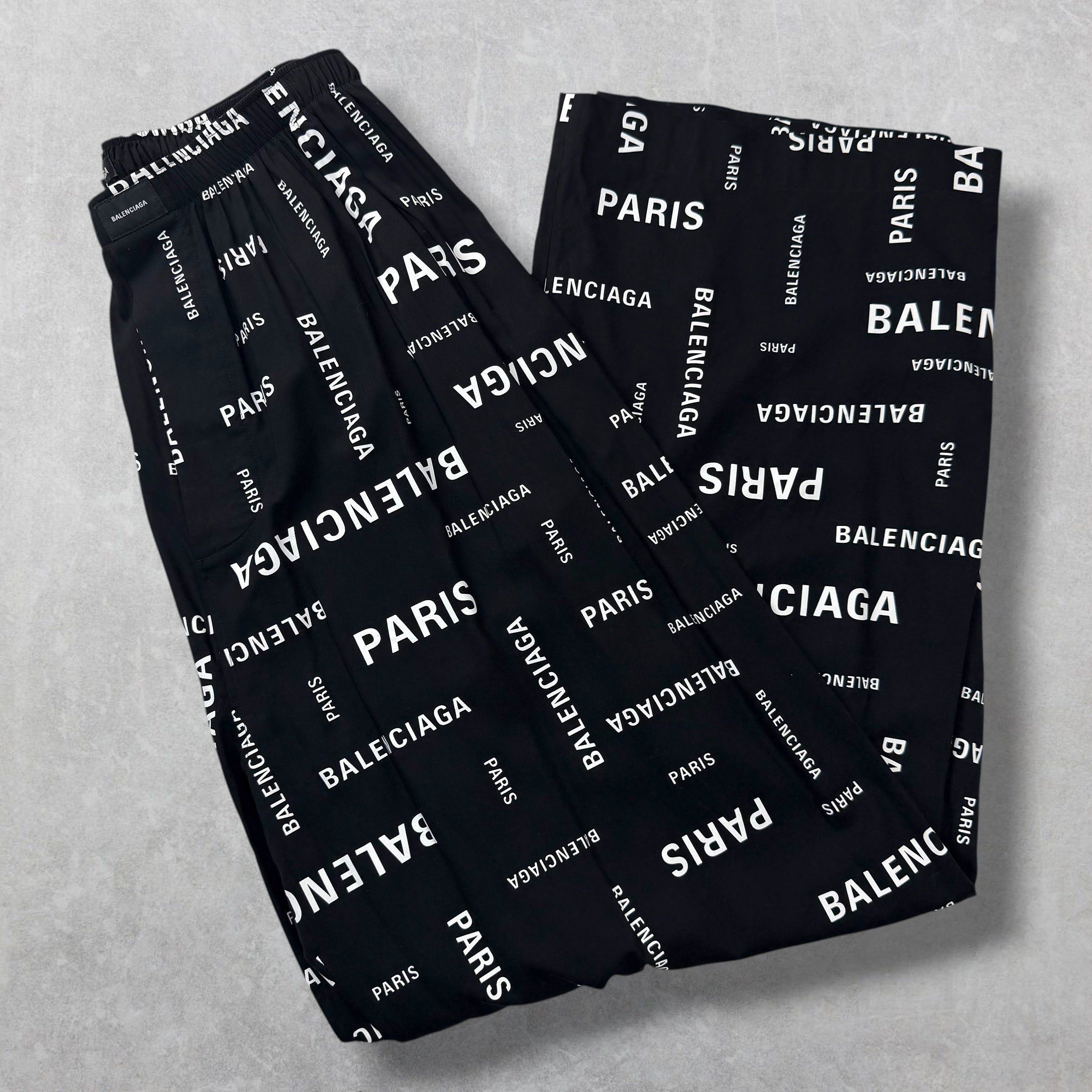 Balenciaga Balenciaga All Over Diagonal Logo Pajama Pants L Size US 38 / EU 54 - 1 Thumbnail