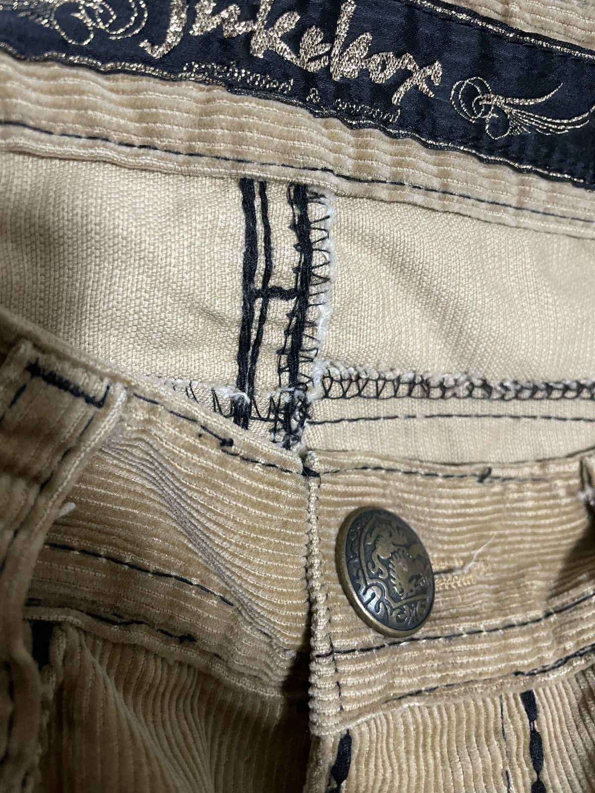 If Six Was Nine 2000s Japanese archive vkei button stitch corduroy