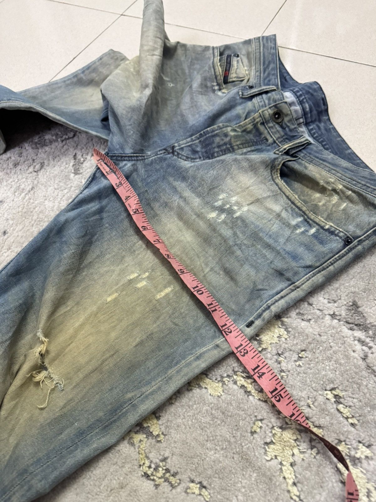 Diesel DIESEL INDUSTRIES BLUE EYECONS 2016 1 EDITION JEANS Size US 33 - 9 Thumbnail