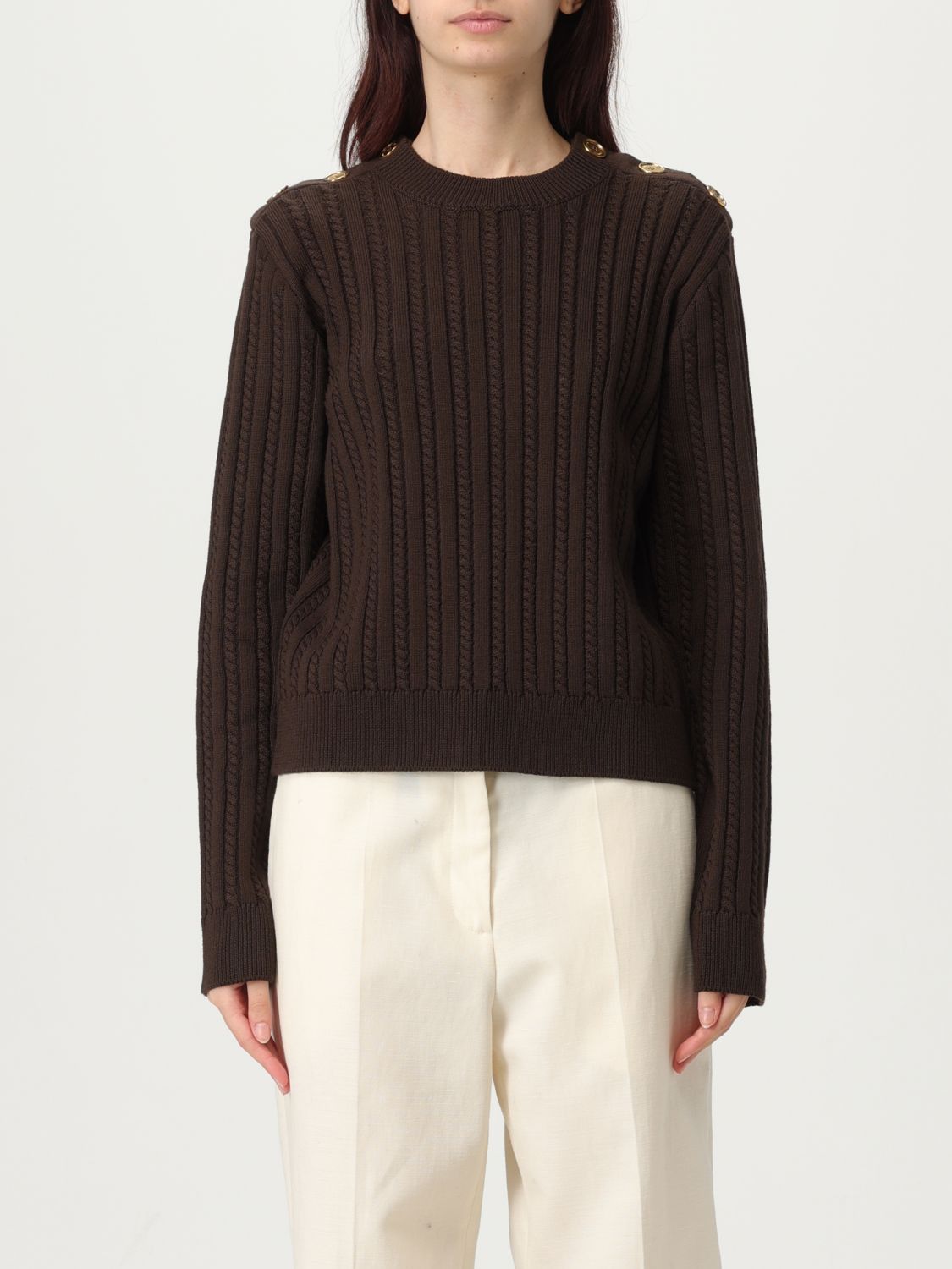 Golden Goose Golden Goose Sweater Woman Brown Size L / US 10 / IT 46 - 1 Thumbnail