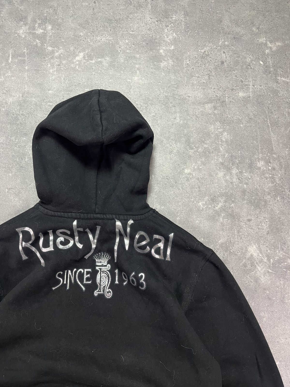 Japanese Brand 00s Rusty Neal Ed Hardy Style Printed Hoodie L Affliction Size US L / EU 52-54 / 3 - 10 Thumbnail