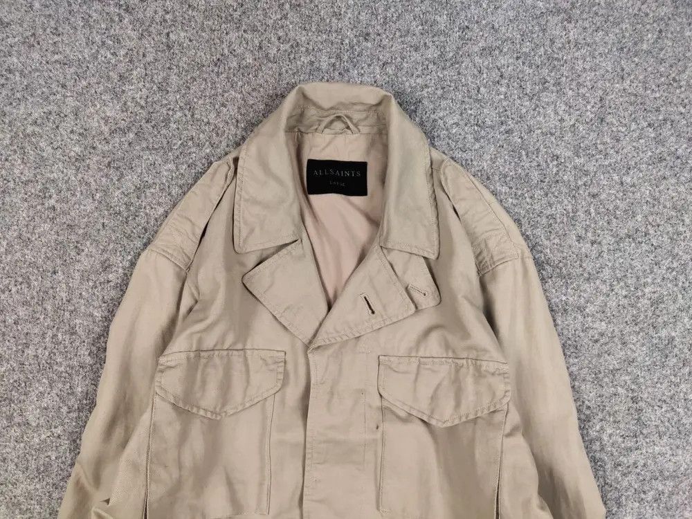 Allsaints Vintage Allsaints Field Beige Multi Pocket Vulcan Jacket Size US L / EU 52-54 / 3 - 2 Thumbnail