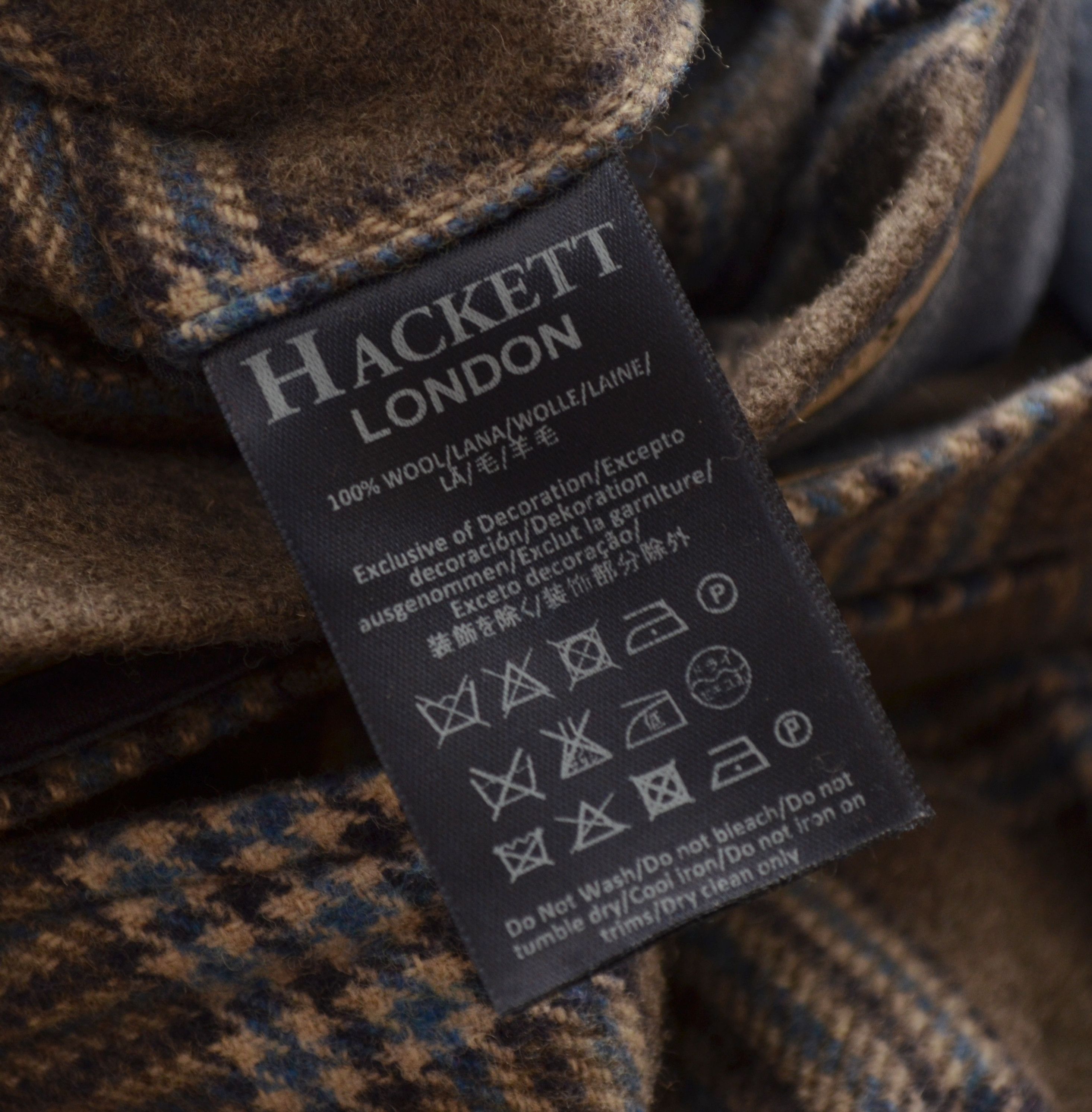 Designer × Hackett HACKETT KENSINGTON Slim Winter Check Trousers Pants Wool Size US 36 / EU 52 - 14 Thumbnail
