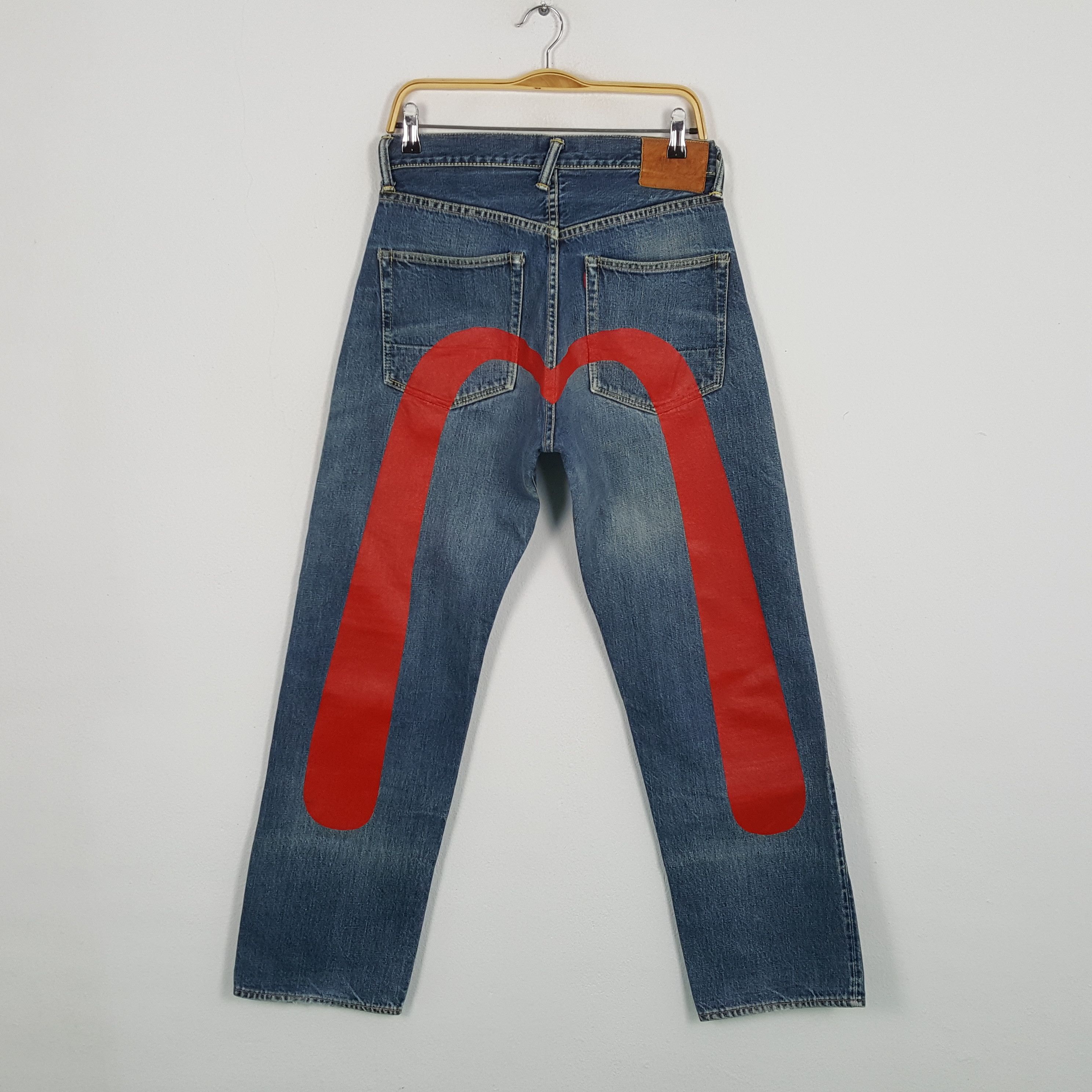 Evisu × Japanese Brand × Vintage Vintage EVISU Japanese Brand Daicock Custom Design Jeans Size US 29 - 1 Thumbnail