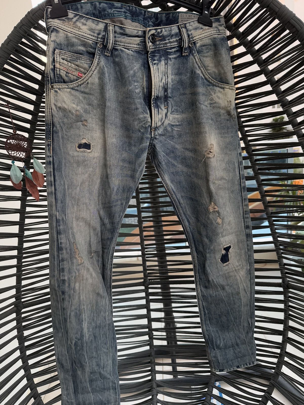 Diesel Distressed skinny jeans Size US 28 / EU 44 - 1 Thumbnail