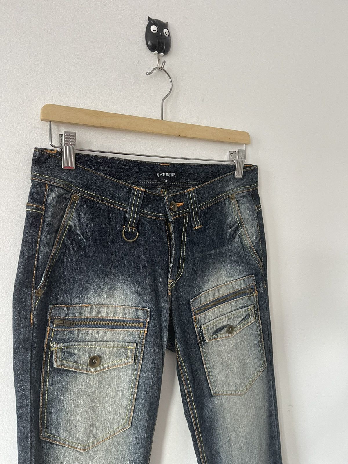Hysteric Glamour Rare Vintage PANDORA Japan Front Pocket Zip Denim Size US 30 / EU 46 - 6 Thumbnail