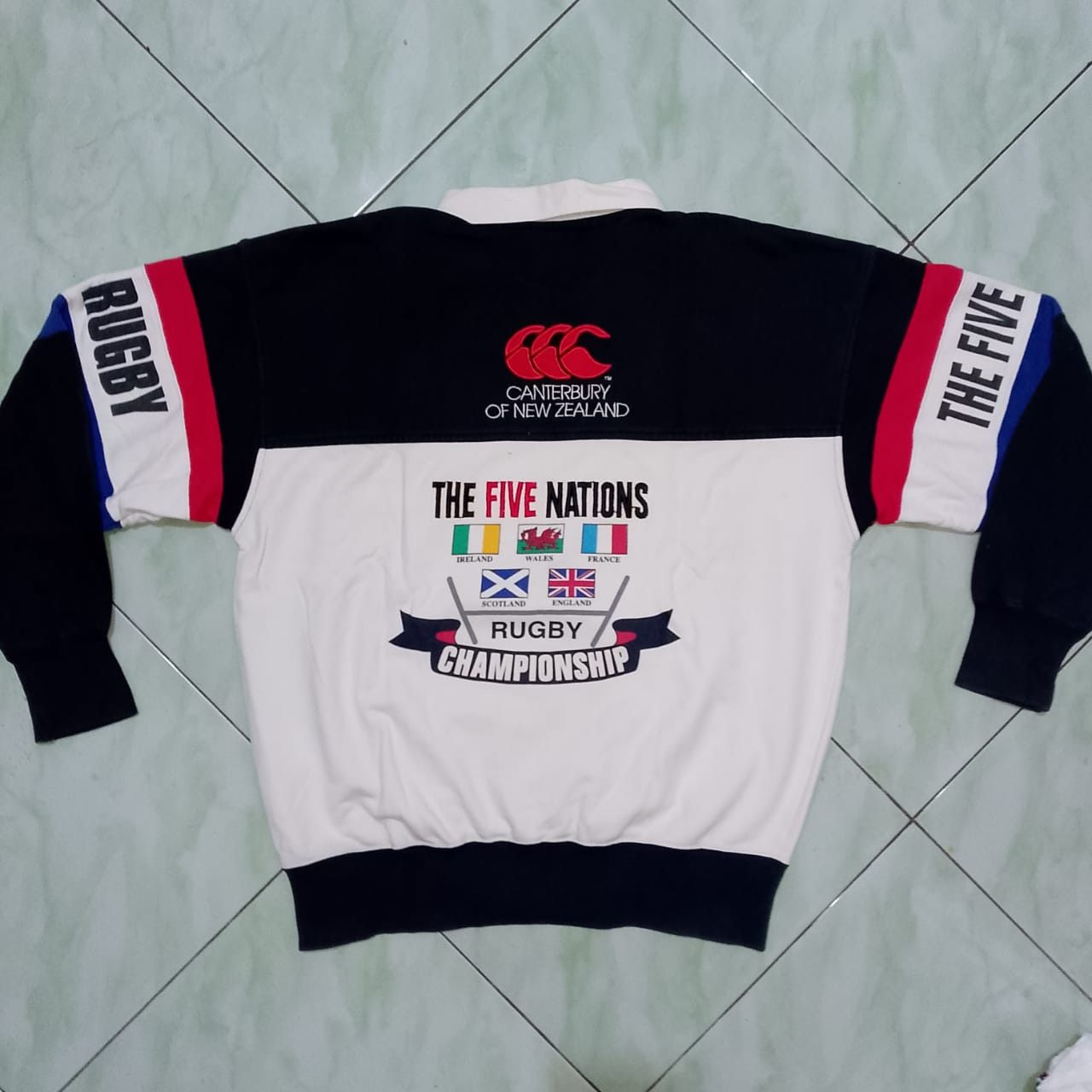 Canterbury of New Zealand × Vintage vintage canterbury sweatshirt five nations rugby Size US XL / EU 56 / 4 - 2 Thumbnail
