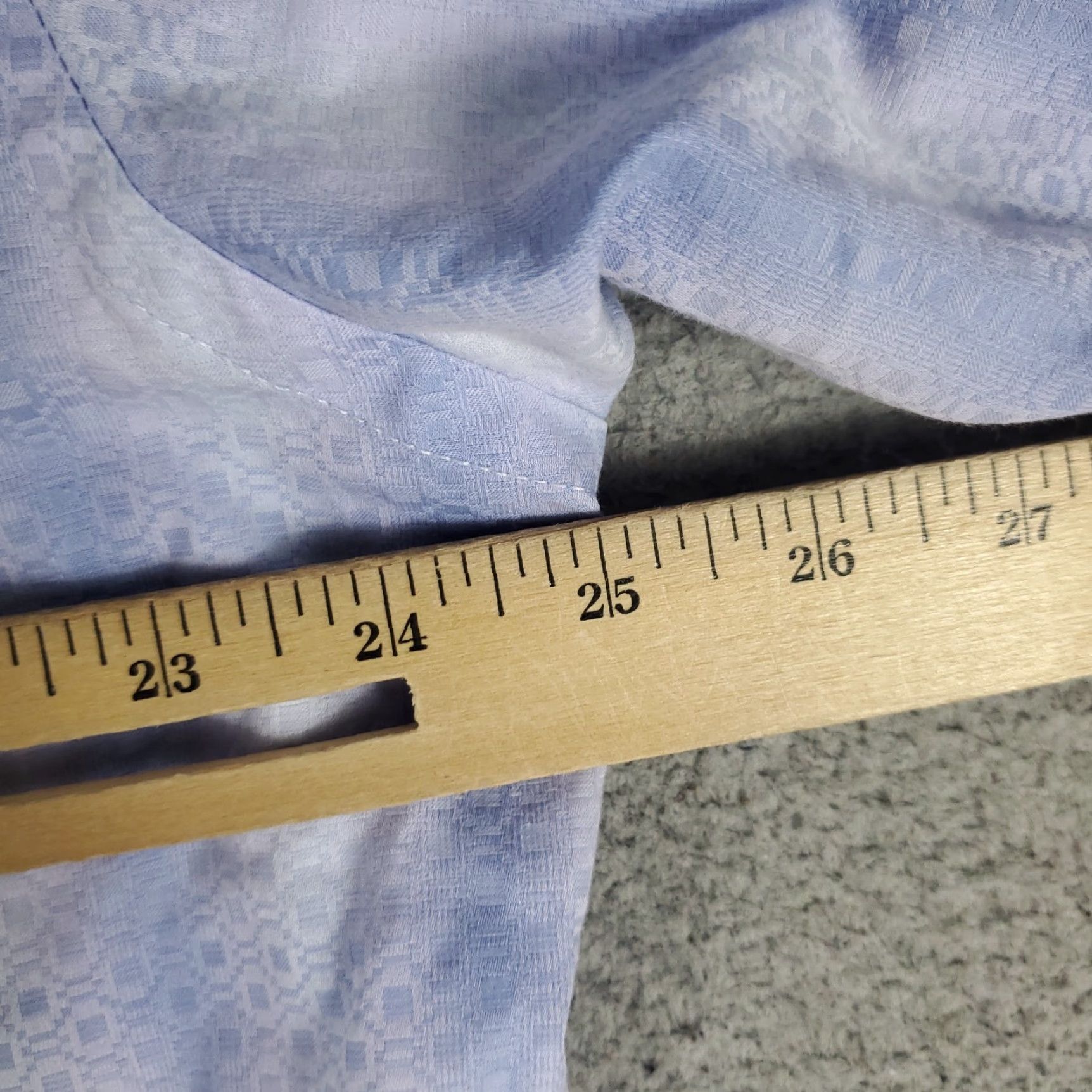BUGATCHI Bugatchi Shirt Mens XL Blue Check Button-Up Long Sleeve Size US XL / EU 56 / 4 - 5 Thumbnail
