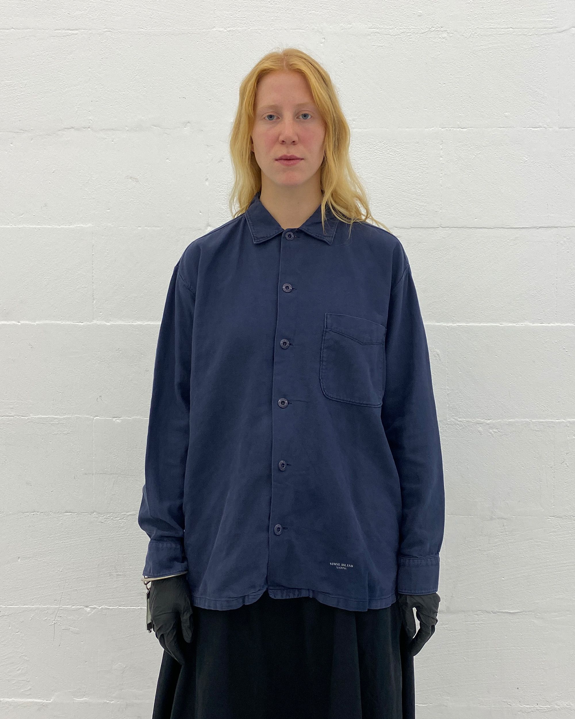 Stone Island SS1995 Oversized Chest Pocket Shirt Size US M / EU 48-50 / 2 - 1 Thumbnail