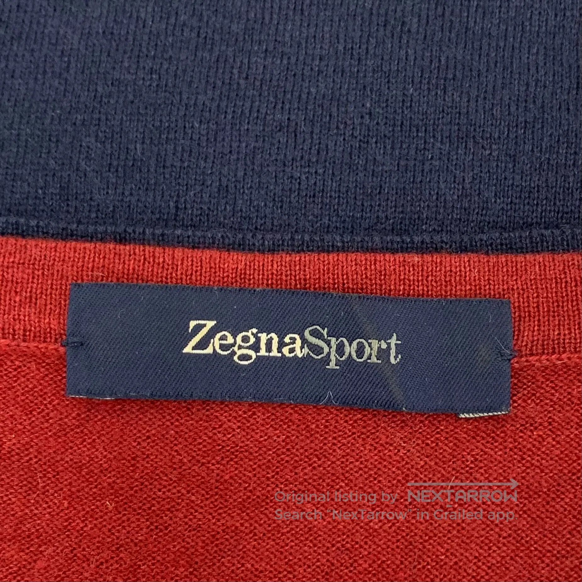 Ermenegildo Zegna Zegna Color Blocked Wool Fake Two-Piece Round Neck Long-Sl Size US XS / EU 42 / 0 - 6 Thumbnail