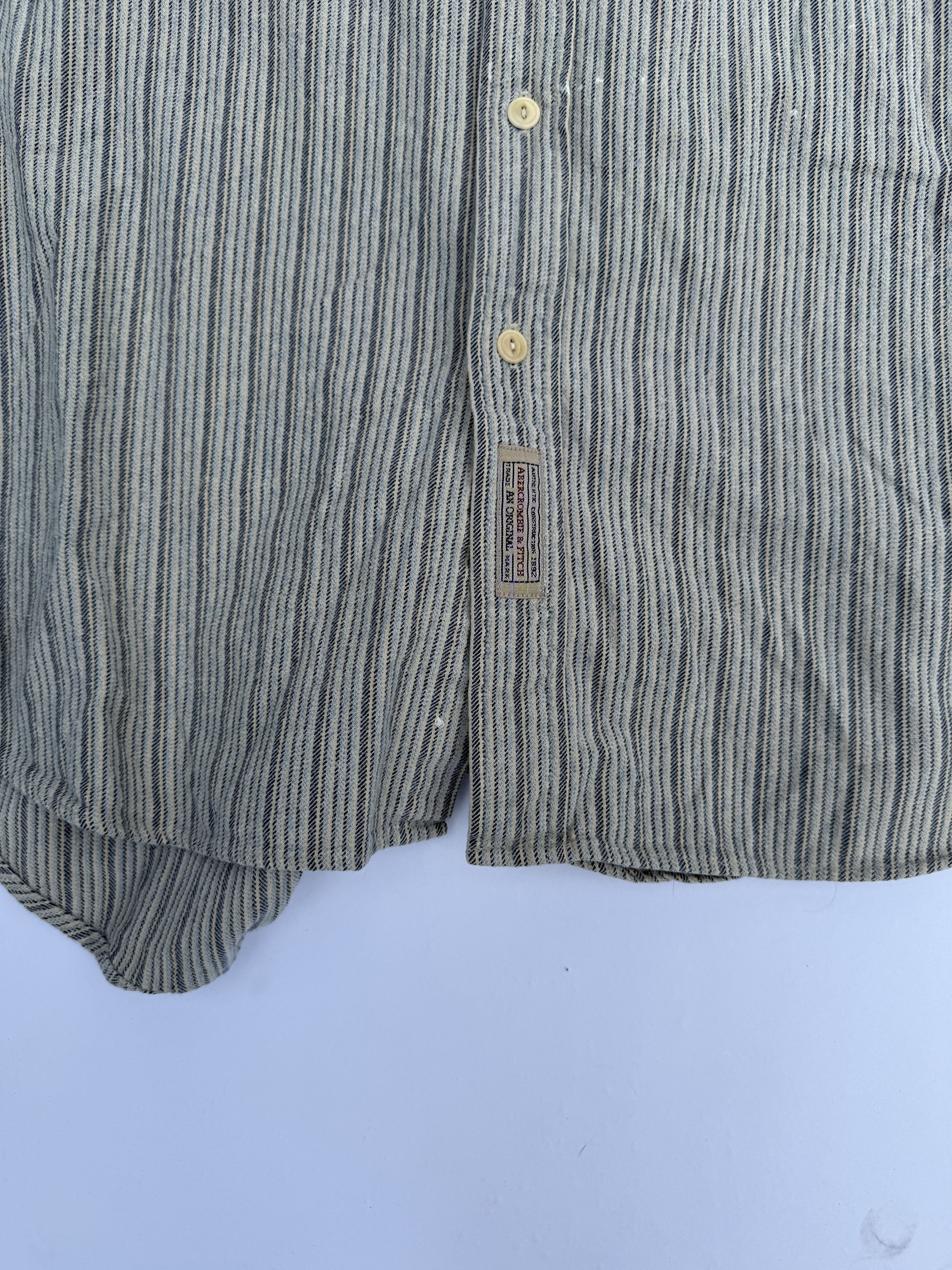 Abercrombie & Fitch Vintage Abercrombie & Fitch 'The Big Shirt' Striped Flannel Size US L / EU 52-54 / 3 - 5 Thumbnail
