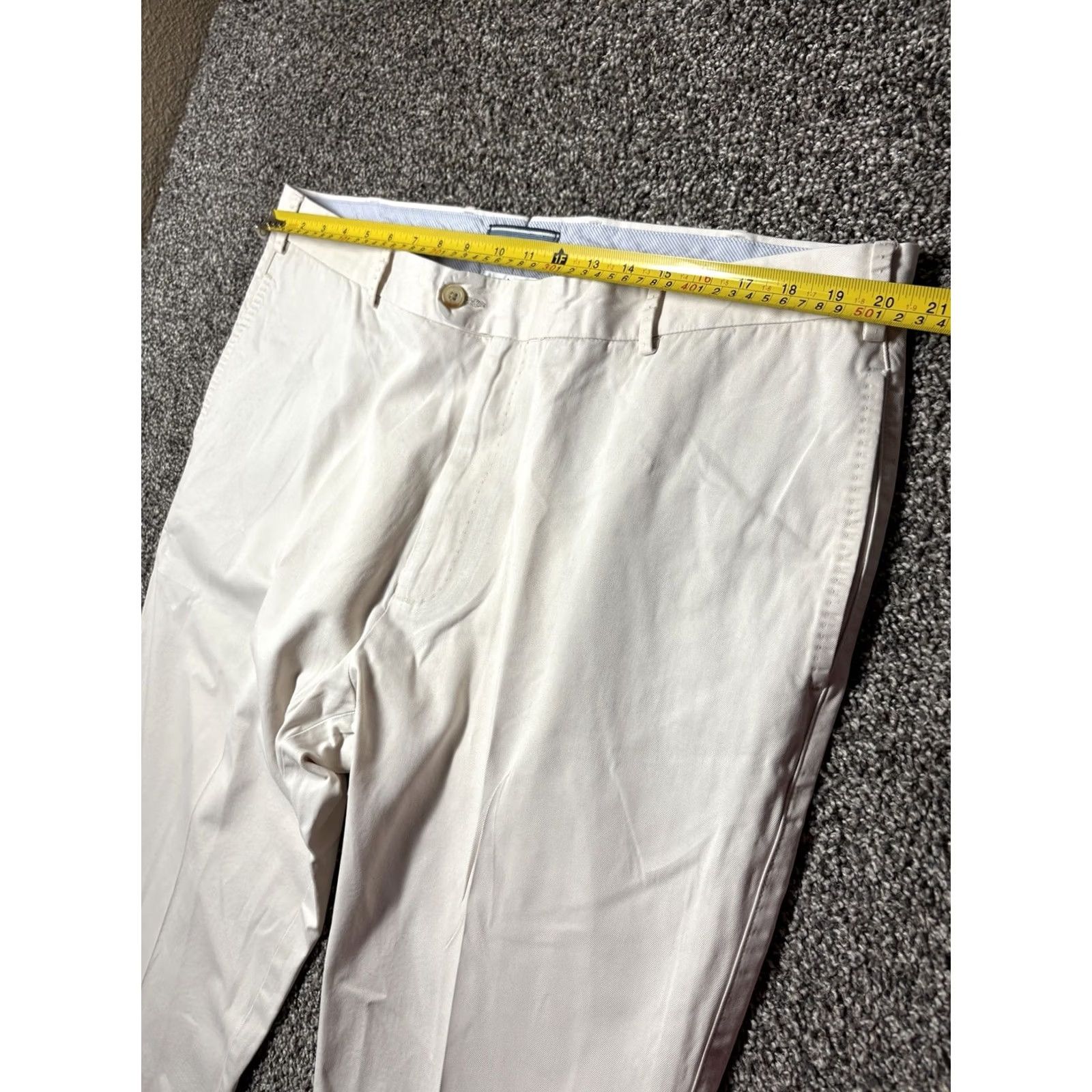 Peter Millar Peter Millar Chino Pants Mens 40x32 Khaki Washed Straight Raleigh Twill MC00B84 Size US 40 / EU 56 - 4 Thumbnail