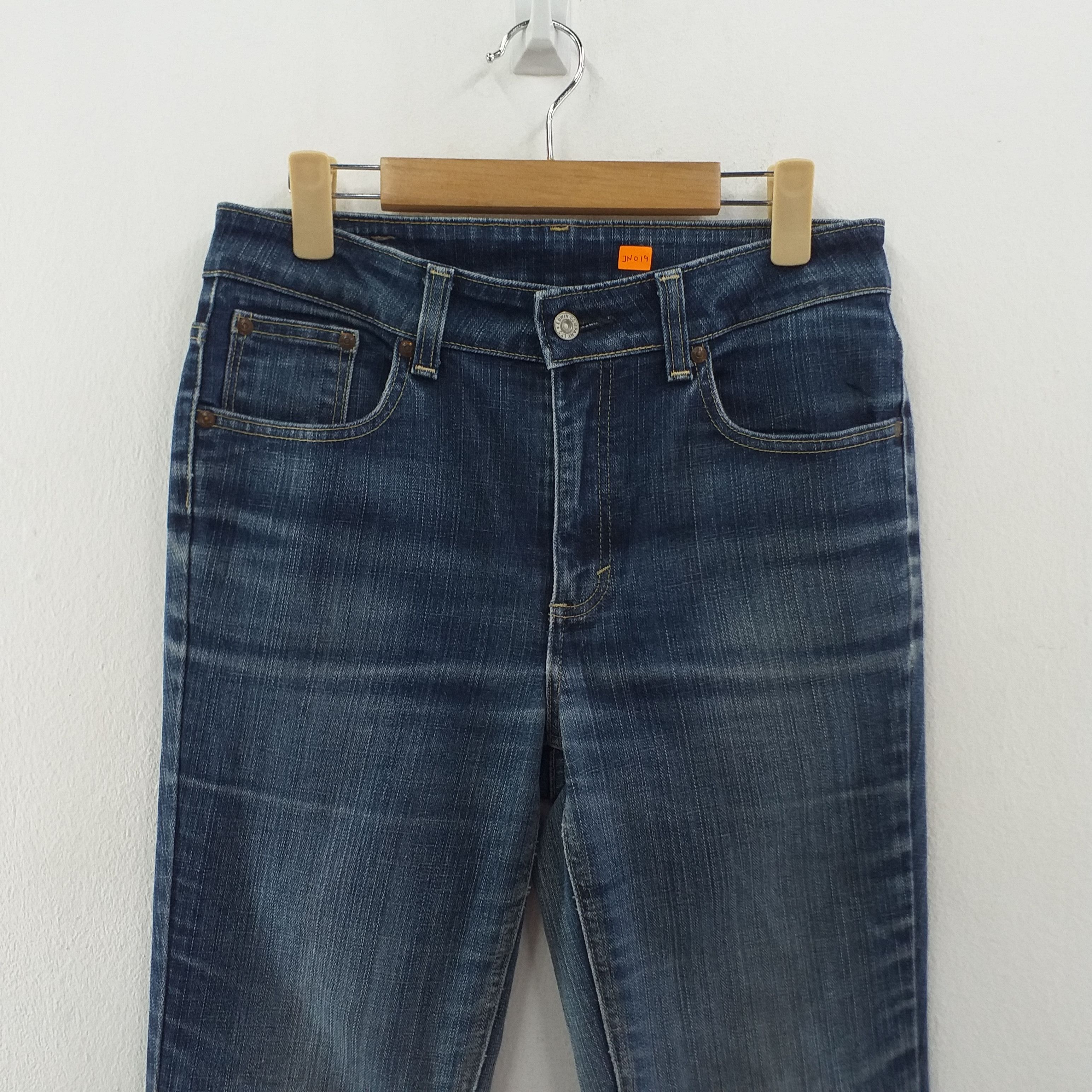 If Six Was Nine Vintage Edwin Distressed Flare Denim 31x30 -JN019 Size US 31 - 3 Thumbnail
