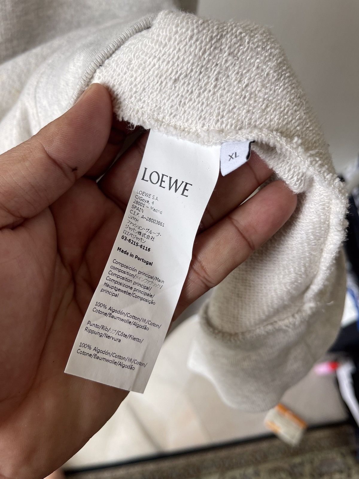 Loewe Loewe Embroidered Logo Sweatshirt Size US L / EU 52-54 / 3 - 10 Thumbnail