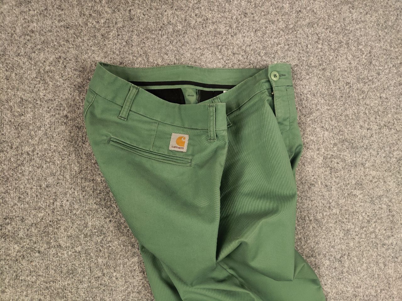 Carhartt Vintage Carhartt Logo Sid Light Green Chino Trouser Pants Size US 36 / EU 52 - 9 Thumbnail