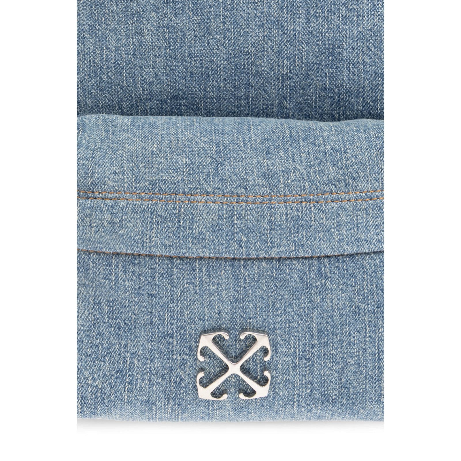 Off-White OFF WHITE Jitney Blue Denim Backpack New & Authentic Size ONE SIZE - 5 Thumbnail