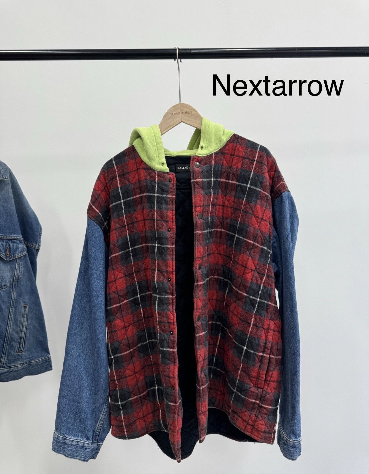 Balenciaga Balenciaga 18FW real two piece jacket2412-Nextarrow Size US S / EU 44-46 / 1 - 2 Thumbnail