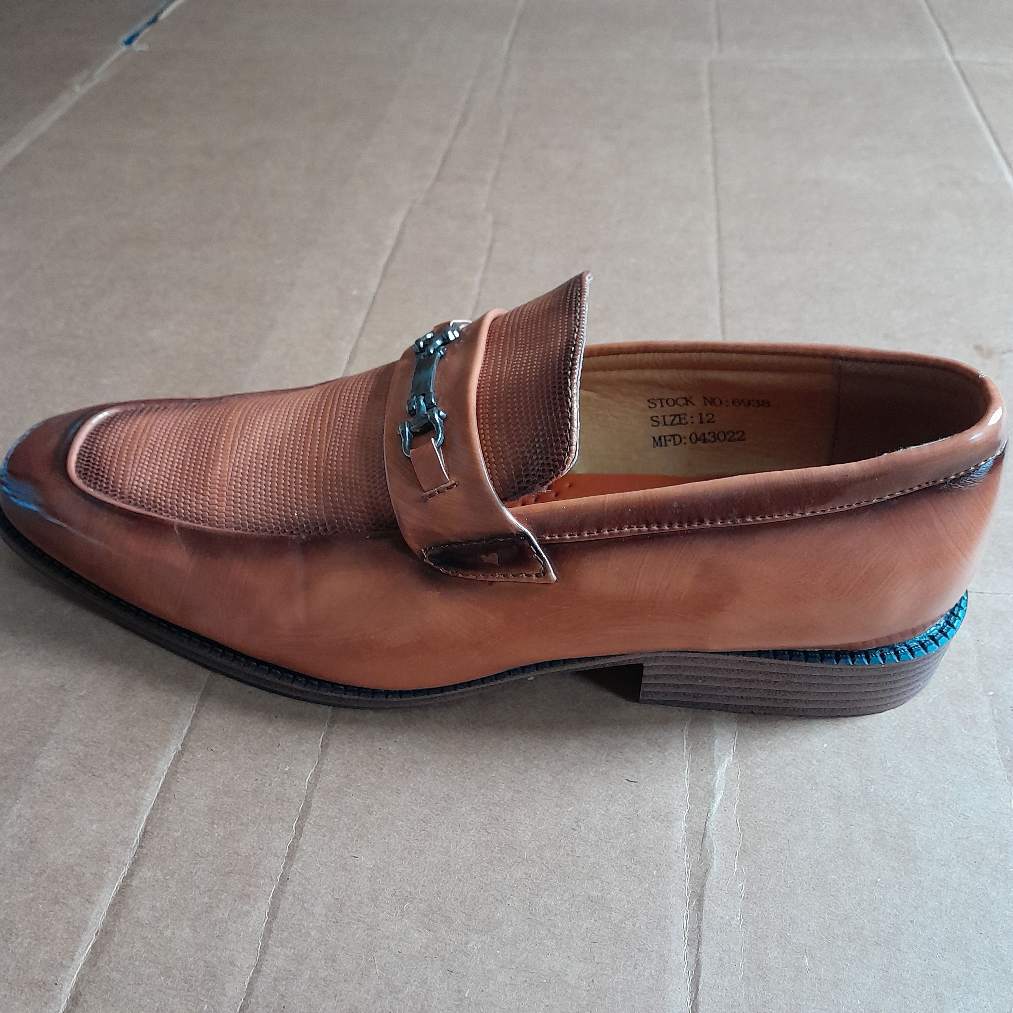Other Antonio Cerrelli Elite Men’s Brown Leather Loafers Size US 12 / EU 45 - 4 Thumbnail