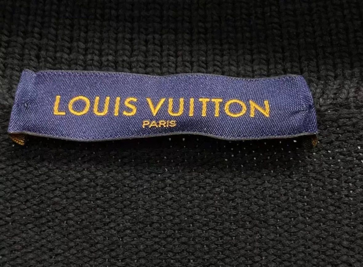 Louis Vuitton Louis Vuitton's latest black NBA knit logo cardigan sweater Size US L / EU 52-54 / 3 - 4 Thumbnail