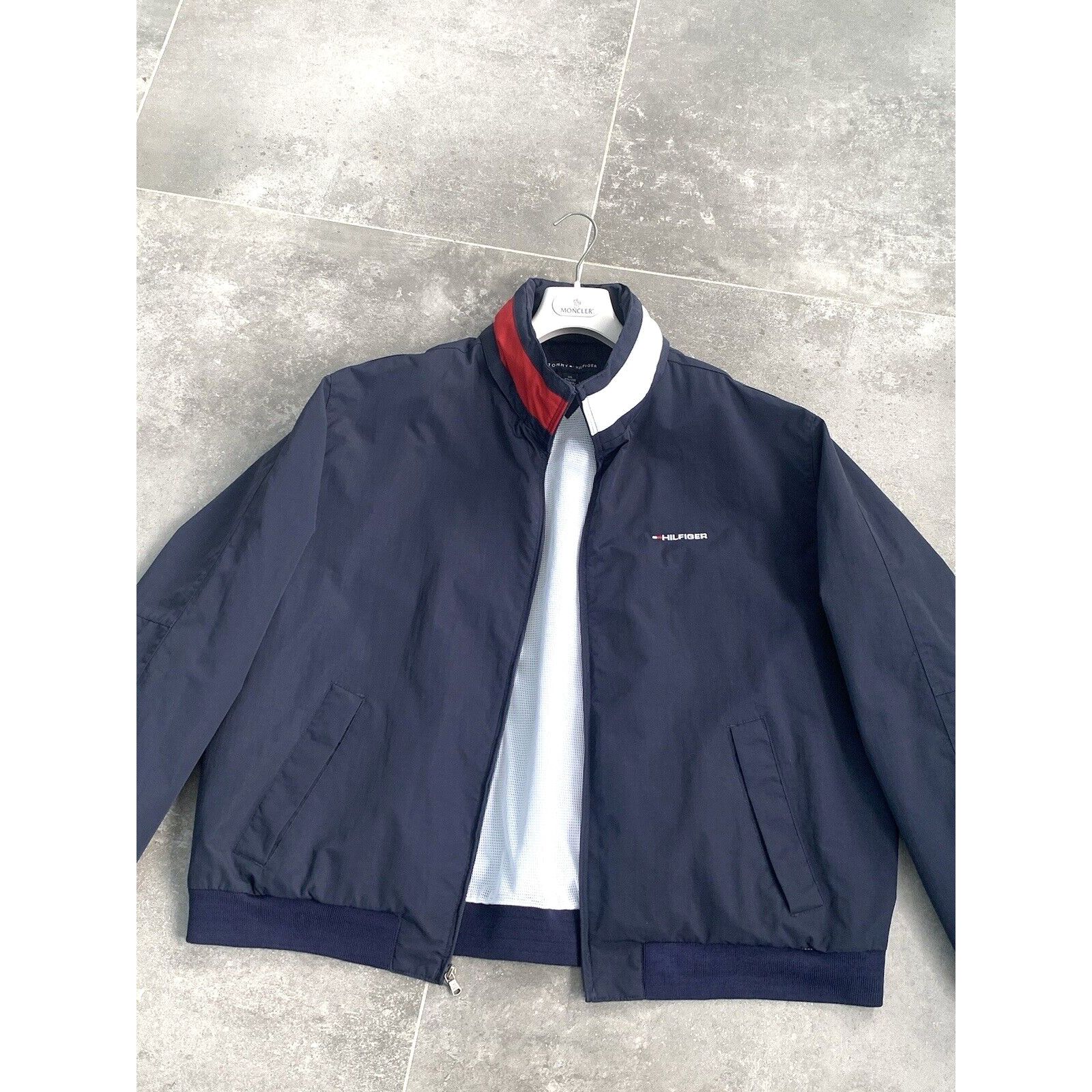 Tommy Hilfiger × Vintage Mens TOMMY HILFIGER Y2K Logo Bomber Jacket Coat XXL 2XL EU56 Size US XXL / EU 58 / 5 - 5 Thumbnail