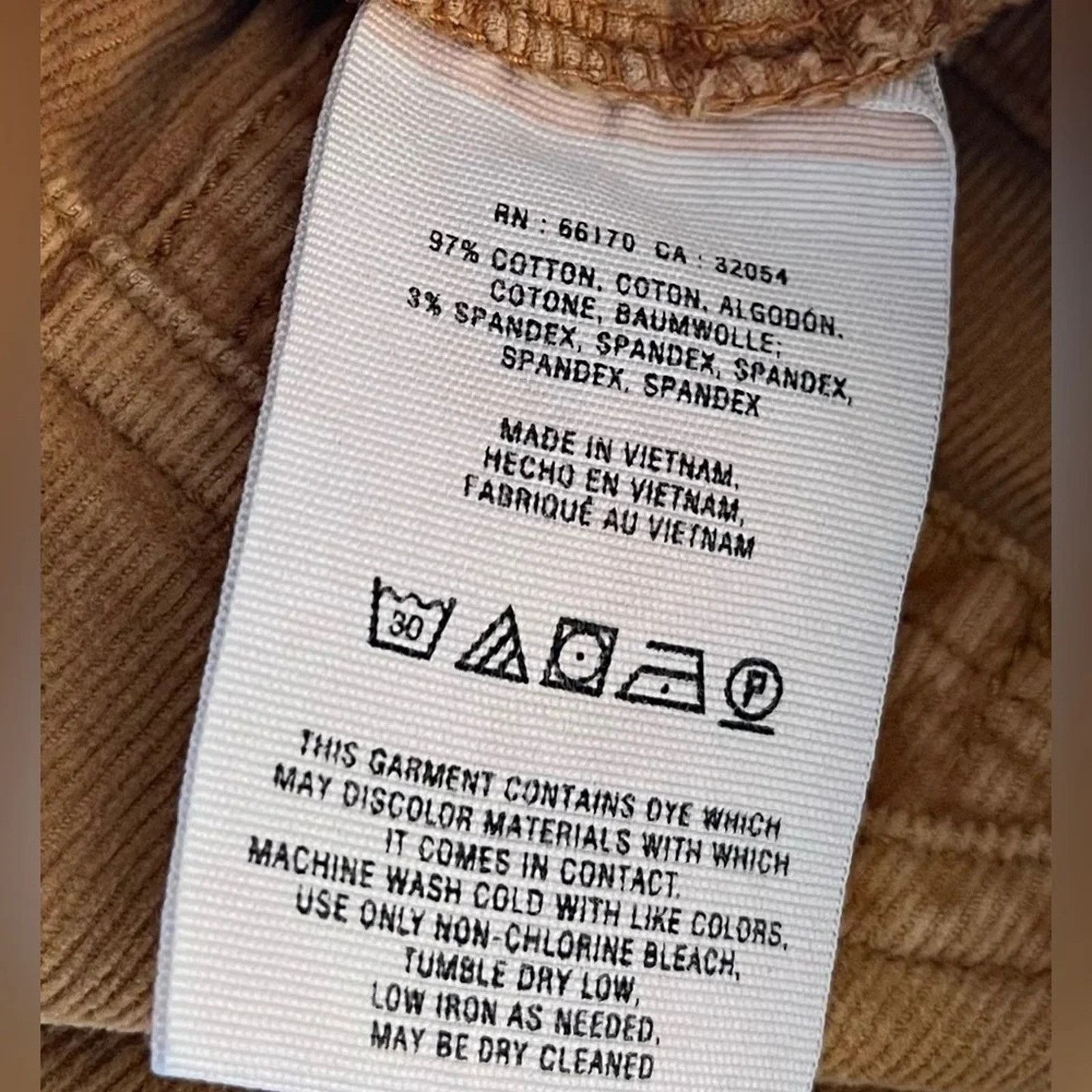The Unbranded Brand Pilcro by Anthropologie corduroy pants, back pockets, sz 29 Size 29" - 8 Thumbnail