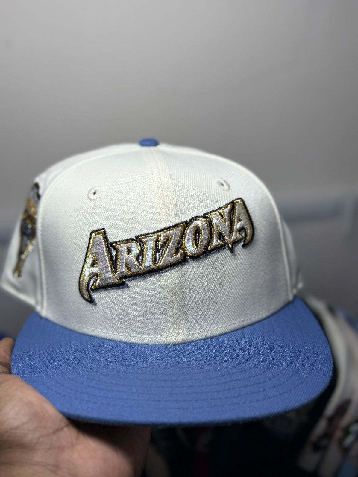 Hat Club × New Era 7 1/4 DIAMONDBACKS "ARIZONA DREAM" 59FIFTY - CHROME/INDIGO Size ONE SIZE - 2 Thumbnail