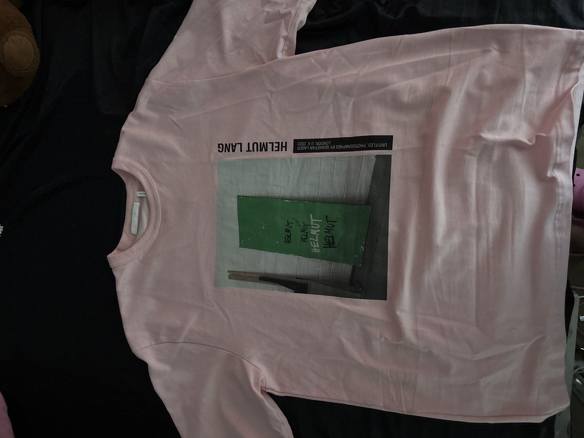 Helmut Lang Helmut Lang Pink Phot Tshirt Size US M / EU 48-50 / 2 - 1 Thumbnail