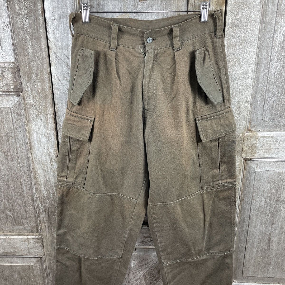 Japanese Brand × Vintage Vintage Drug Store Faded Cargo Baggy Pants Size US 31 - 3 Thumbnail