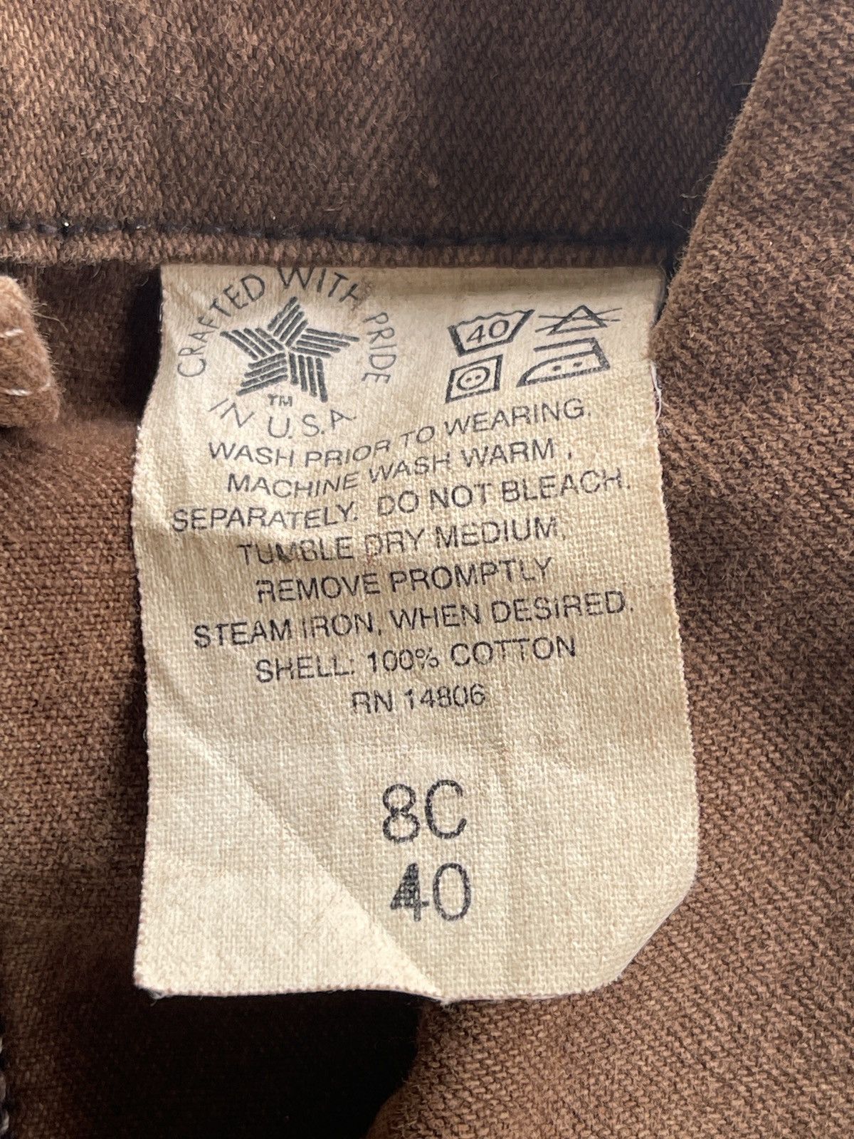 Carhartt Carhartt Duck Canvas Workers Chore Jacket Size US L / EU 52-54 / 3 - 8 Thumbnail