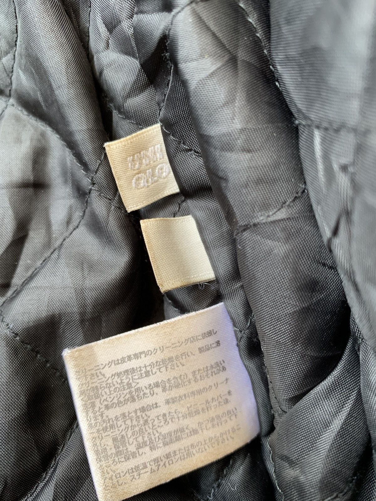 Genuine Leather × Uniqlo 🔥VTG UNIQLO COWHIDE LEATHER BIKERS JACKET Size US L / EU 52-54 / 3 - 9 Thumbnail