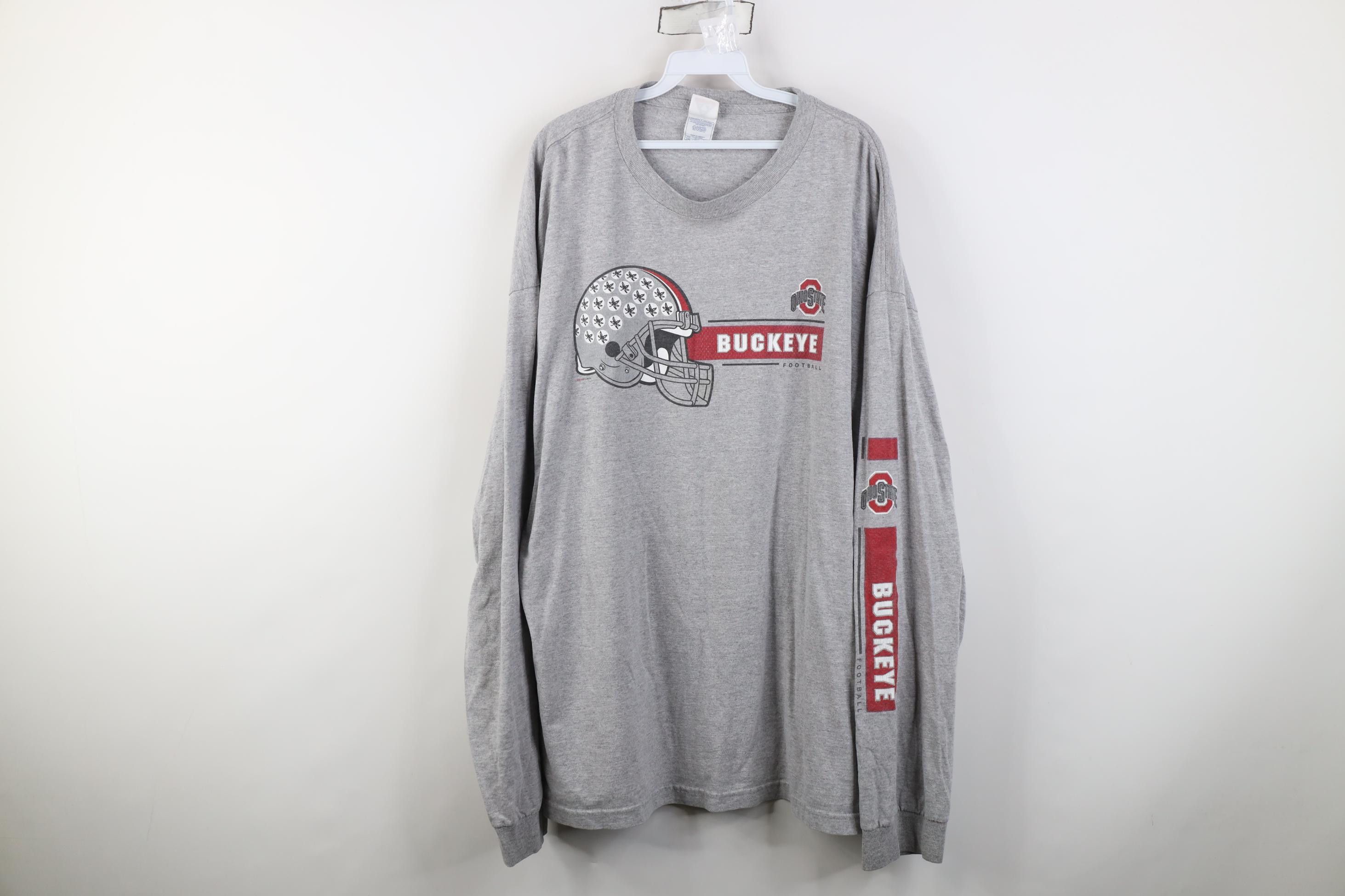 Vintage Vintage 90s Y2K Ohio State University Long Sleeve T-Shirt Size US XXL / EU 58 / 5 - 1 Thumbnail