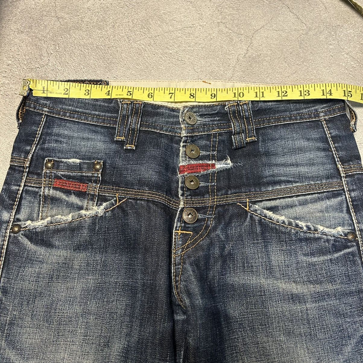 Marithe + Francois Girbaud MFG Y2K Mudwash Jeans Size US 30 / EU 46 - 14 Thumbnail
