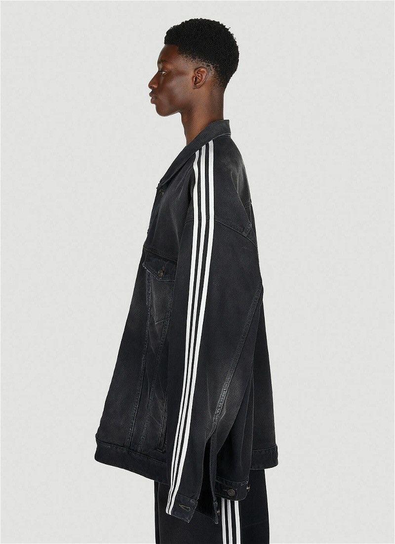 Adidas × Balenciaga 🍎RARE FIND🍎Balenciaga x Adidas Oversized Denim Jacket Size US M / EU 48-50 / 2 - 2 Thumbnail