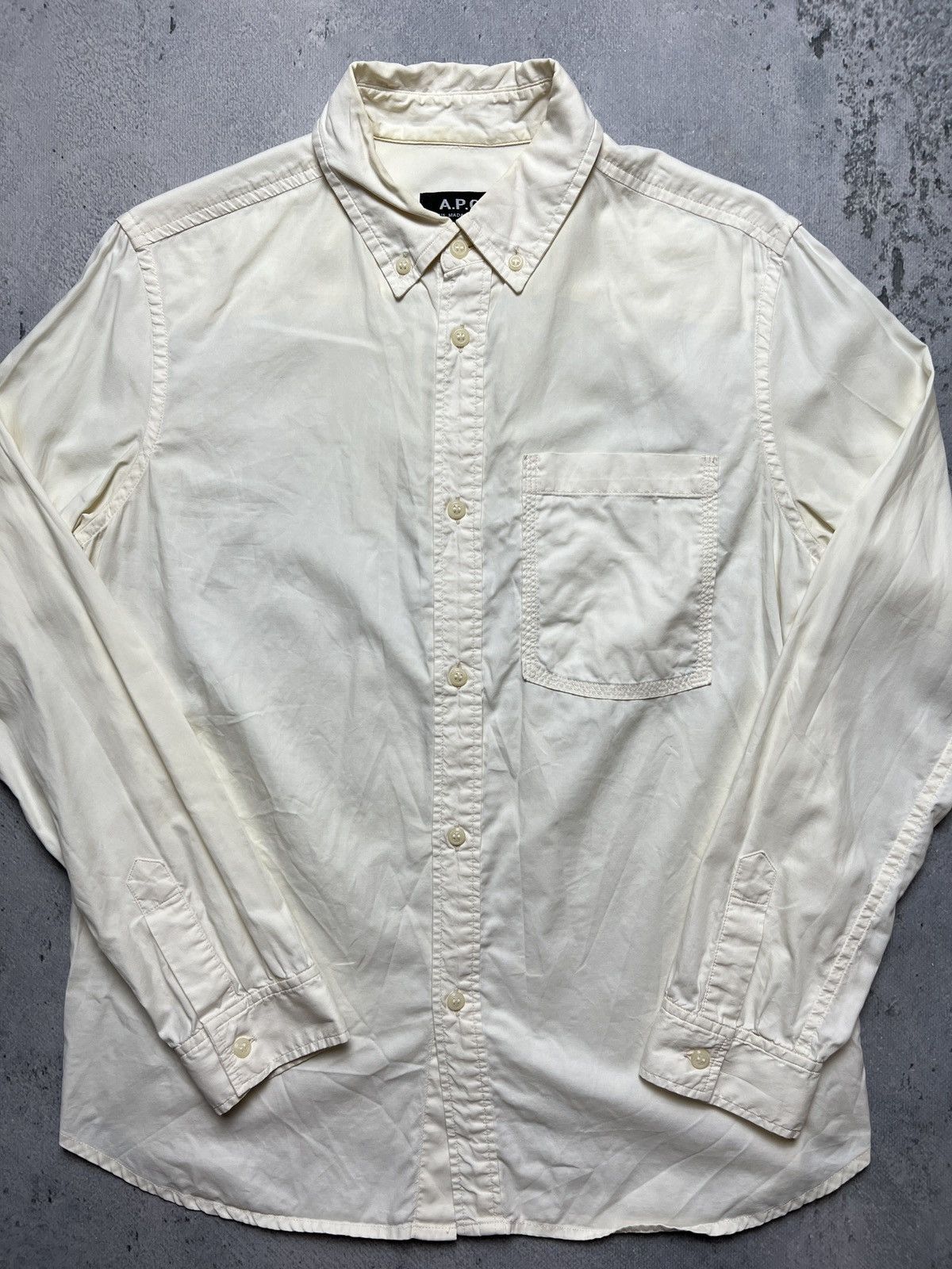 A.P.C. A.P.C Shirt Paris Button Up y2k Luxury casual Item Size M / US 6-8 / IT 42-44 - 6 Thumbnail