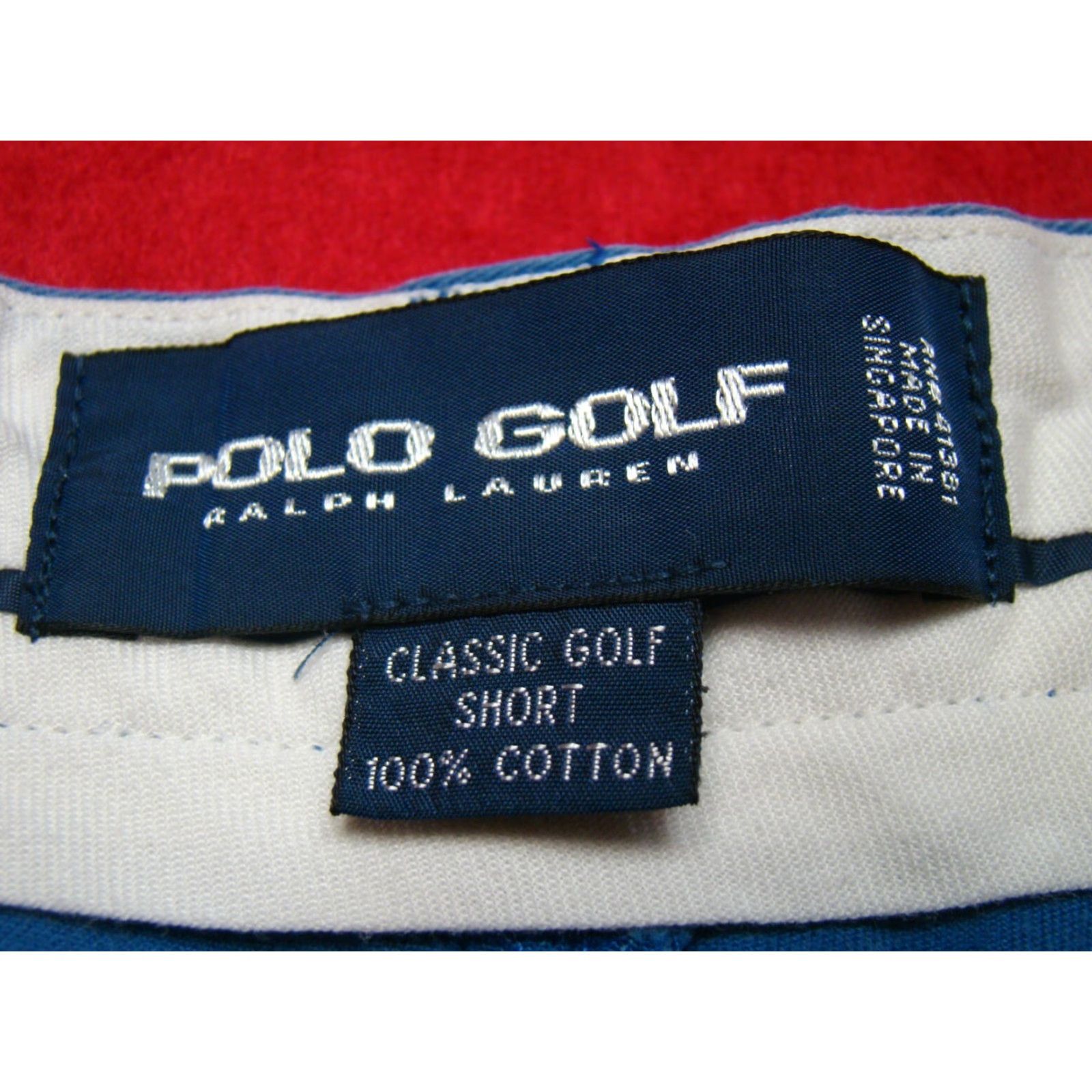 Ralph Lauren Ralph Lauren Polo Golf Mens Shorts Blue 32 Classic Fit Shield RL Size US XS / EU 42 / 0 - 4 Thumbnail