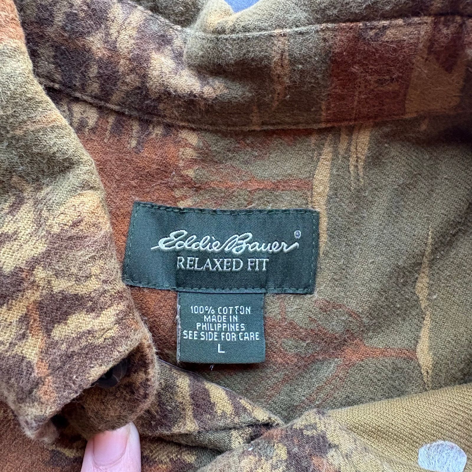 Eddie Bauer Vintage Eddie Bauer Cotton Button Up Shirt Size US XL / EU 56 / 4 - 4 Thumbnail