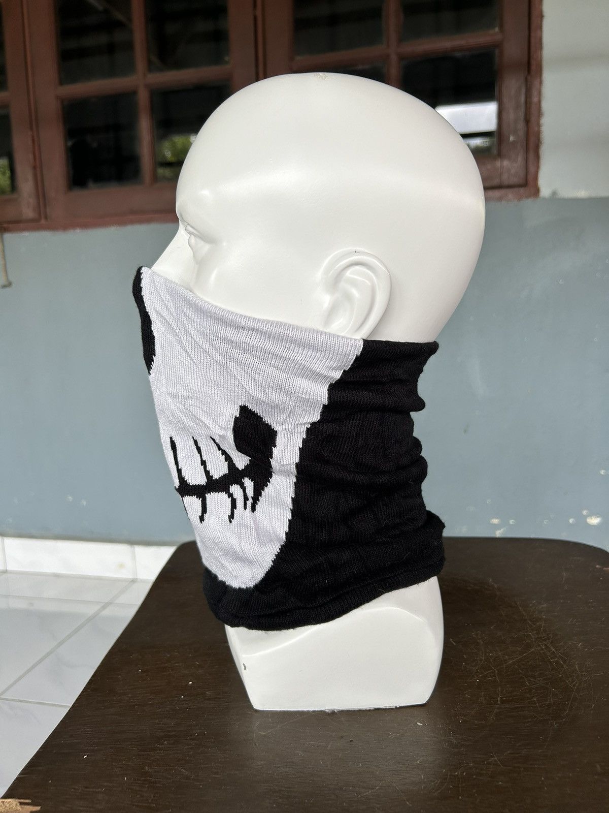 Japanese Brand × Kapital × Vintage Skull Masked Neck Cover Reversible Japanese Style Beanie ☠️☠️🎌 Size ONE SIZE - 12 Thumbnail