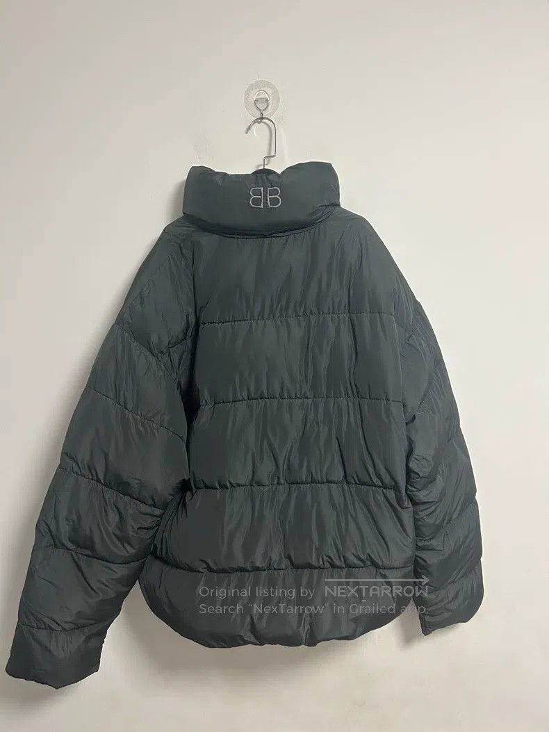 Balenciaga Balenciaga Black Double B Embroidered Oversized Down Jacke Size US S / EU 44-46 / 1 - 2 Thumbnail