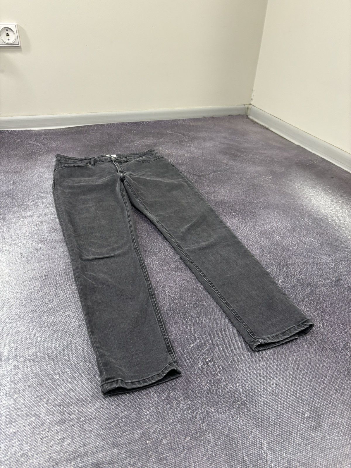 Acne Studios Acne Studios Skin 5 Used Black Women’s Luxury Slim Jeans Size 30" / US 8 / IT 44 - 4 Thumbnail