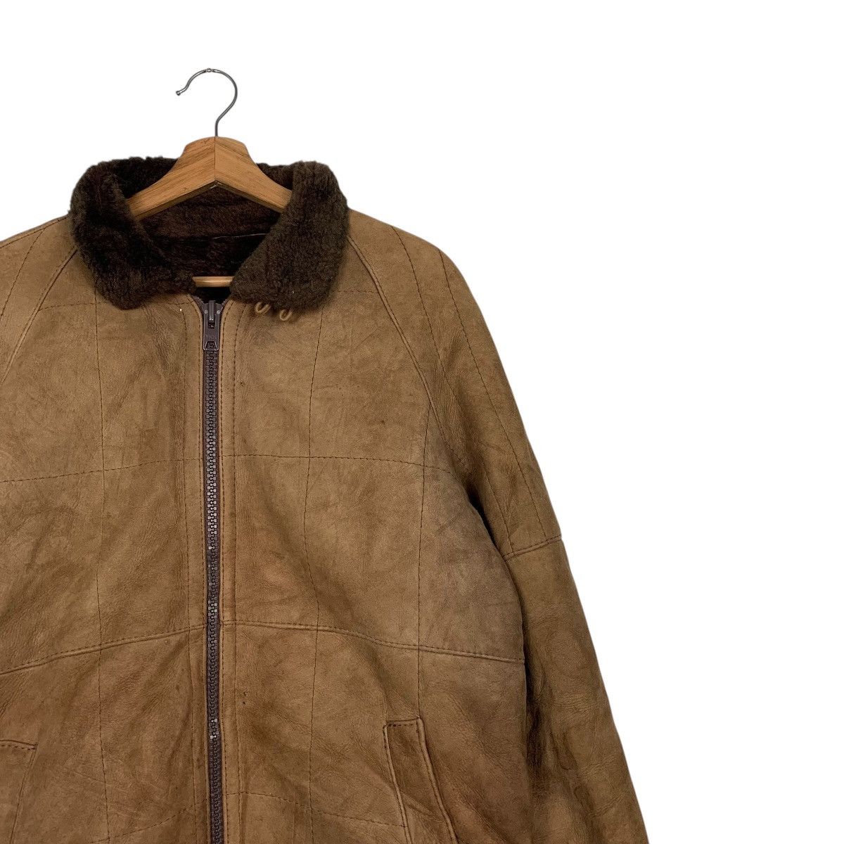 Japanese Brand Japanese Brand Military Leather Bomber Jacket Size US M / EU 48-50 / 2 - 5 Thumbnail