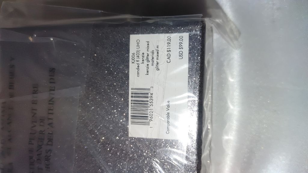 Kate Spade Kate Spade Kenzie Silver Glitter Card Holder NWT Size ONE SIZE - 6 Thumbnail