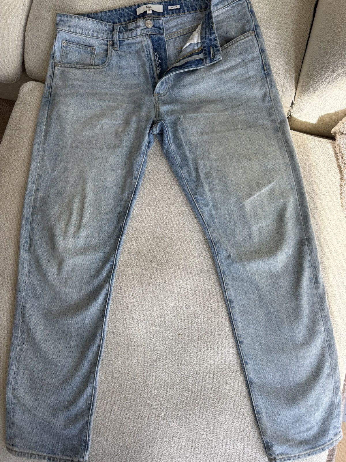 Kith Kith Webster Chill Denim Light Indigo - 34 | Grailed