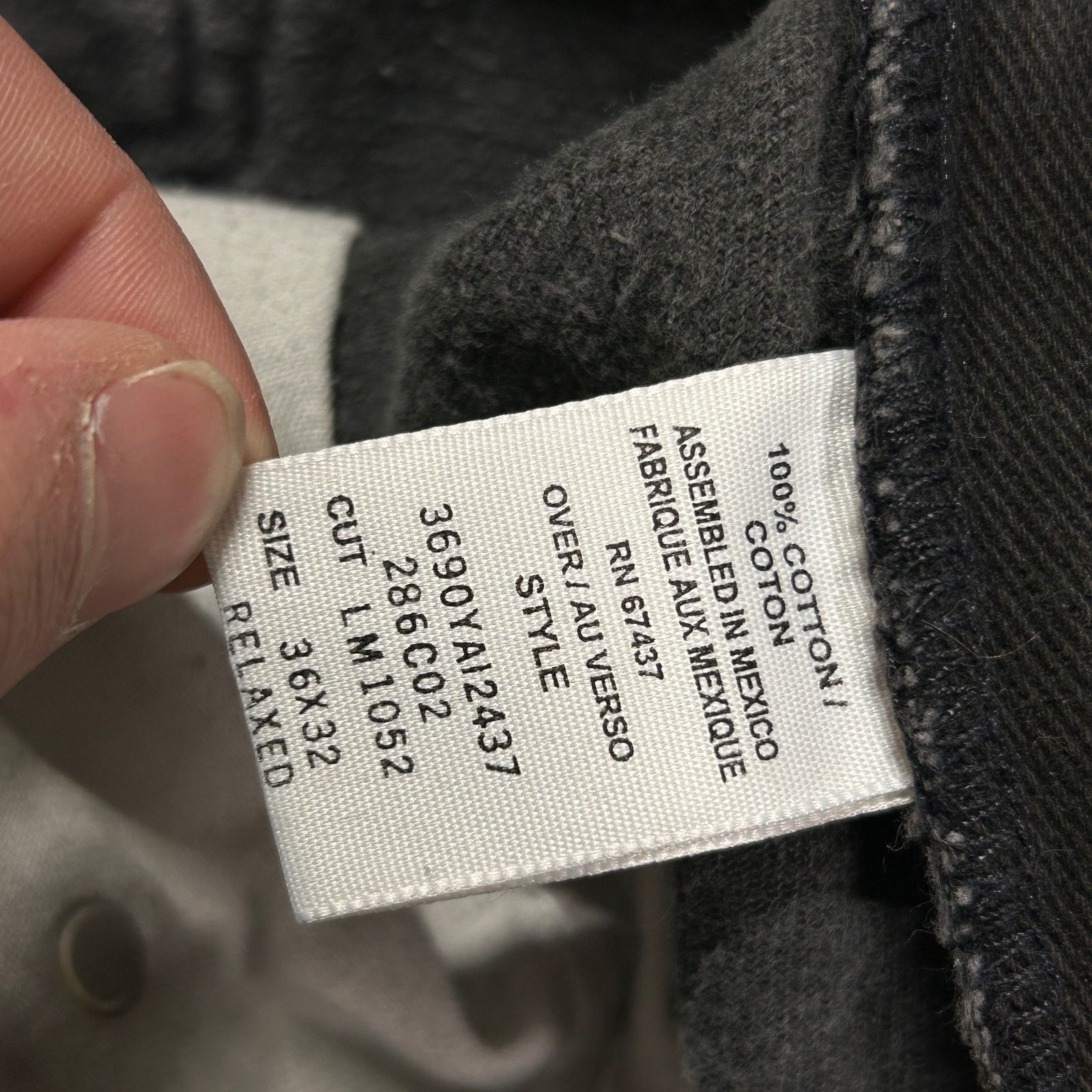 Polo Ralph Lauren VTG Polo Jeans Co Relaxed streetwear baggy jeans mens 34x30 Size US 34 / EU 50 - 4 Thumbnail