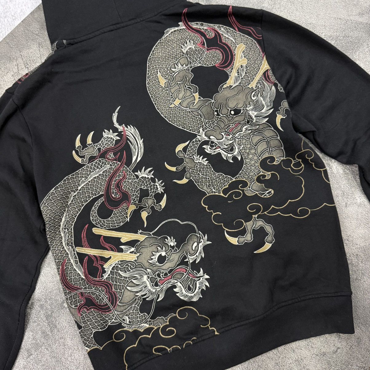 Japanese Brand Vintage japanese sukajan 3 dragon big print zip Size US XL / EU 56 / 4 - 6 Thumbnail