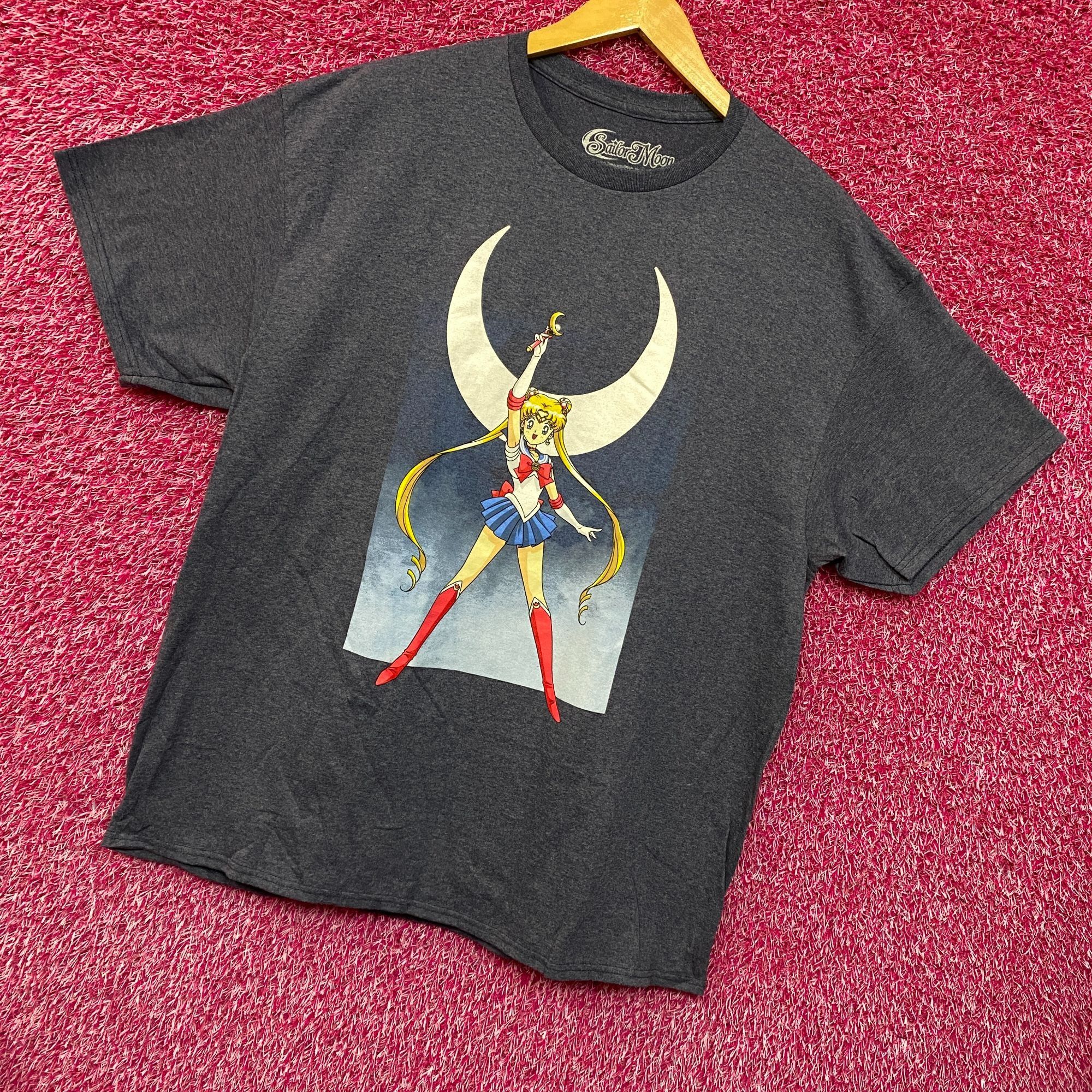 Anime Sailor Moon Usagi Power Of The Moon anime Tshirt size XL Size US XL / EU 56 / 4 - 3 Thumbnail