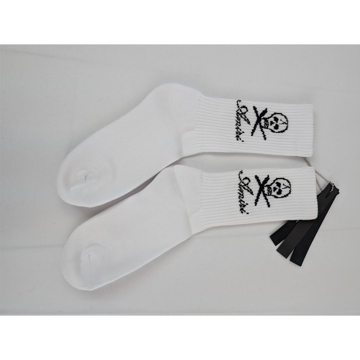 Amiri × Wes Lang o1rshd1 Size: 41-42 / Skull Head Socks in White Size ONE SIZE - 6 Thumbnail