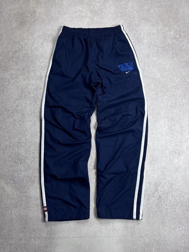 Nike × Skepta VINTAGE NIKE SWOOSH NYLON SKEPTA Y2K TRACK PANTS M Size US 32 / EU 48 - 1 Thumbnail