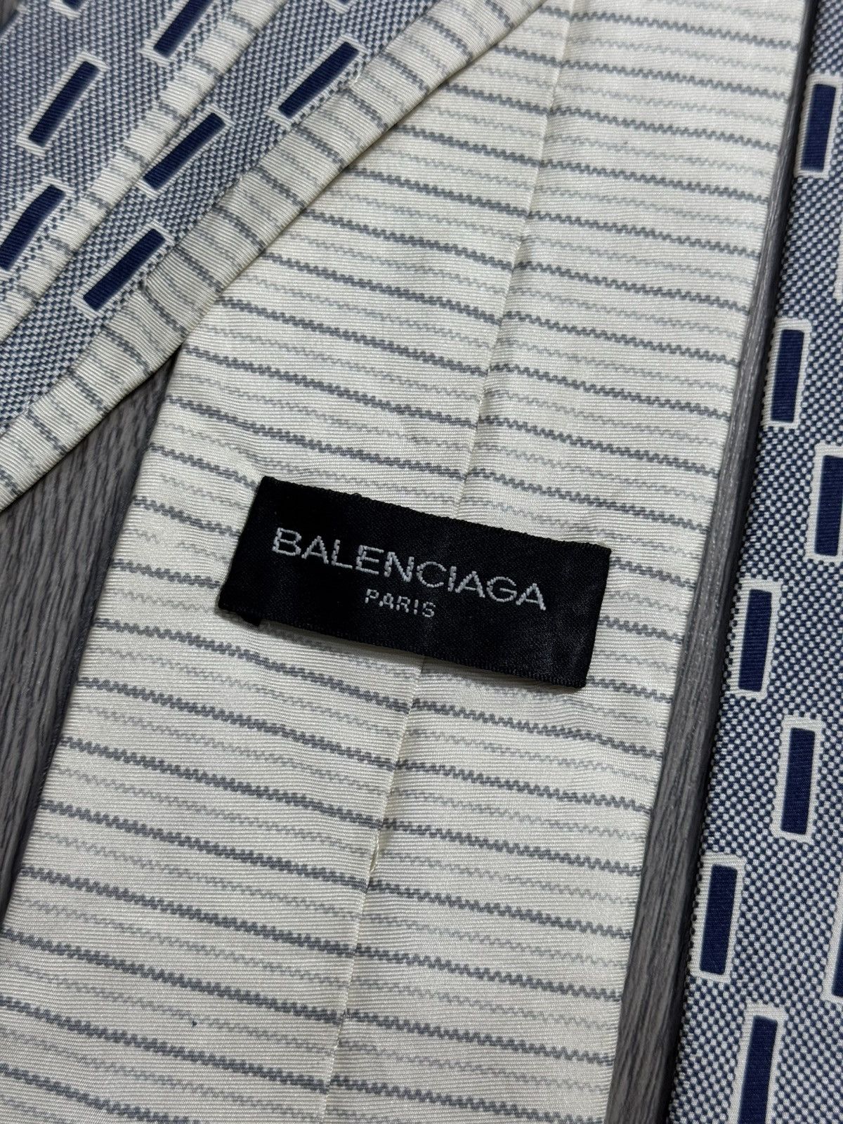 Balenciaga Balenciaga Vintage Silk Tie Size ONE SIZE - 2 Thumbnail
