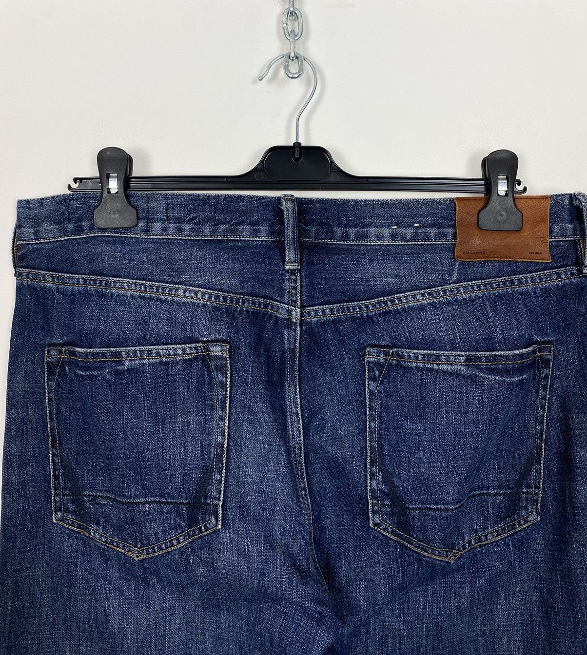 Allsaints All Saints Men’s Cigarette Denim Jeans Size W32 Blue Top Size US 32 / EU 48 - 5 Thumbnail